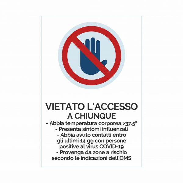 accesso vietata